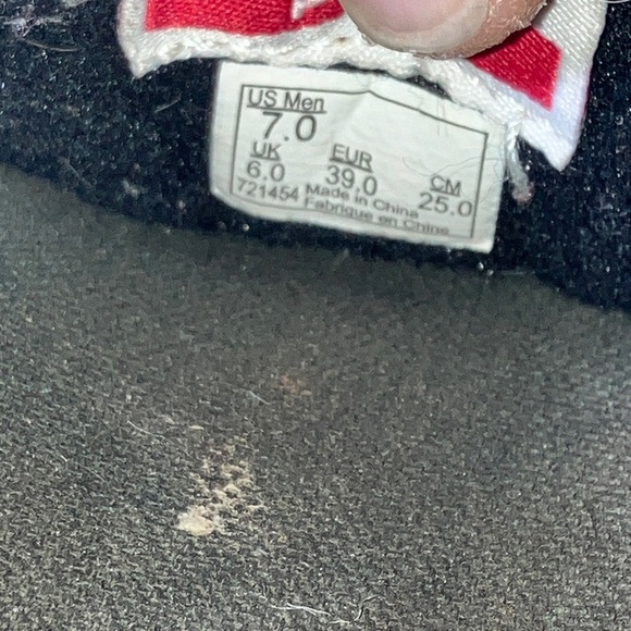 Men’s size 7 Vans off the wall  Black Men's Sneakers - eur 39 - Picture 6 of 16